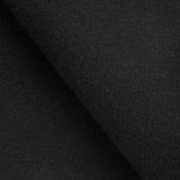 HEAVY COTTON-POLYESTER FRENCH TERRY FABRIC - BLACK - 450 GSM