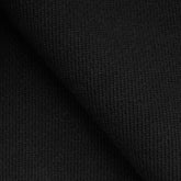 HEAVY COTTON DIAGONAL FRENCH TERRY FABRIC - BLACK - 450 GSM