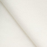 HEAVY COTTON DIAGONAL FRENCH TERRY FABRIC - SNOW WHITE - 450 GSM