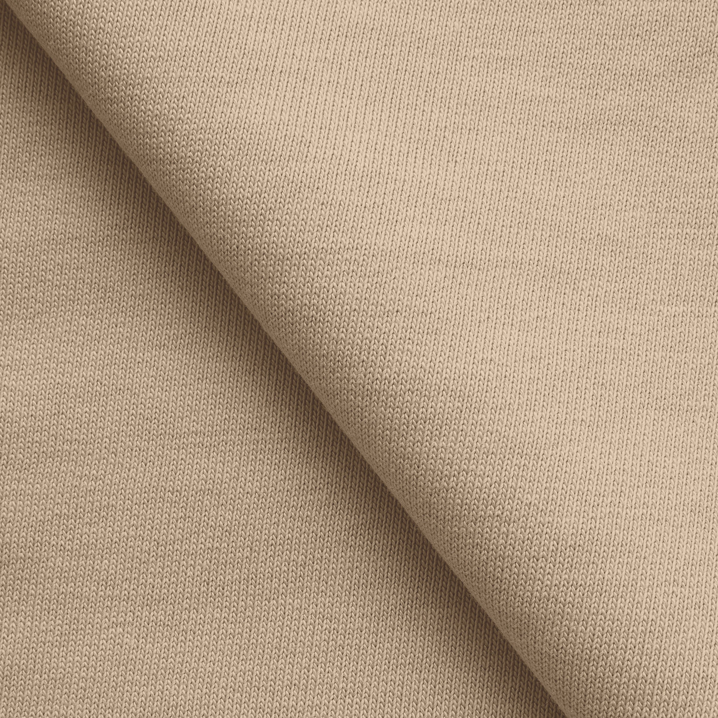 COTTON FRENCH TERRY FABRIC - GREIGE TAUPE - 340 GSM