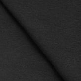 COTTON INTERLOCK KNIT FABRIC WITH ELASTANE - DEEP BLACK - 175 GSM