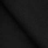 COTTON RIB KNIT FABRIC WITH ELASTANE - BLACK - 400 GSM