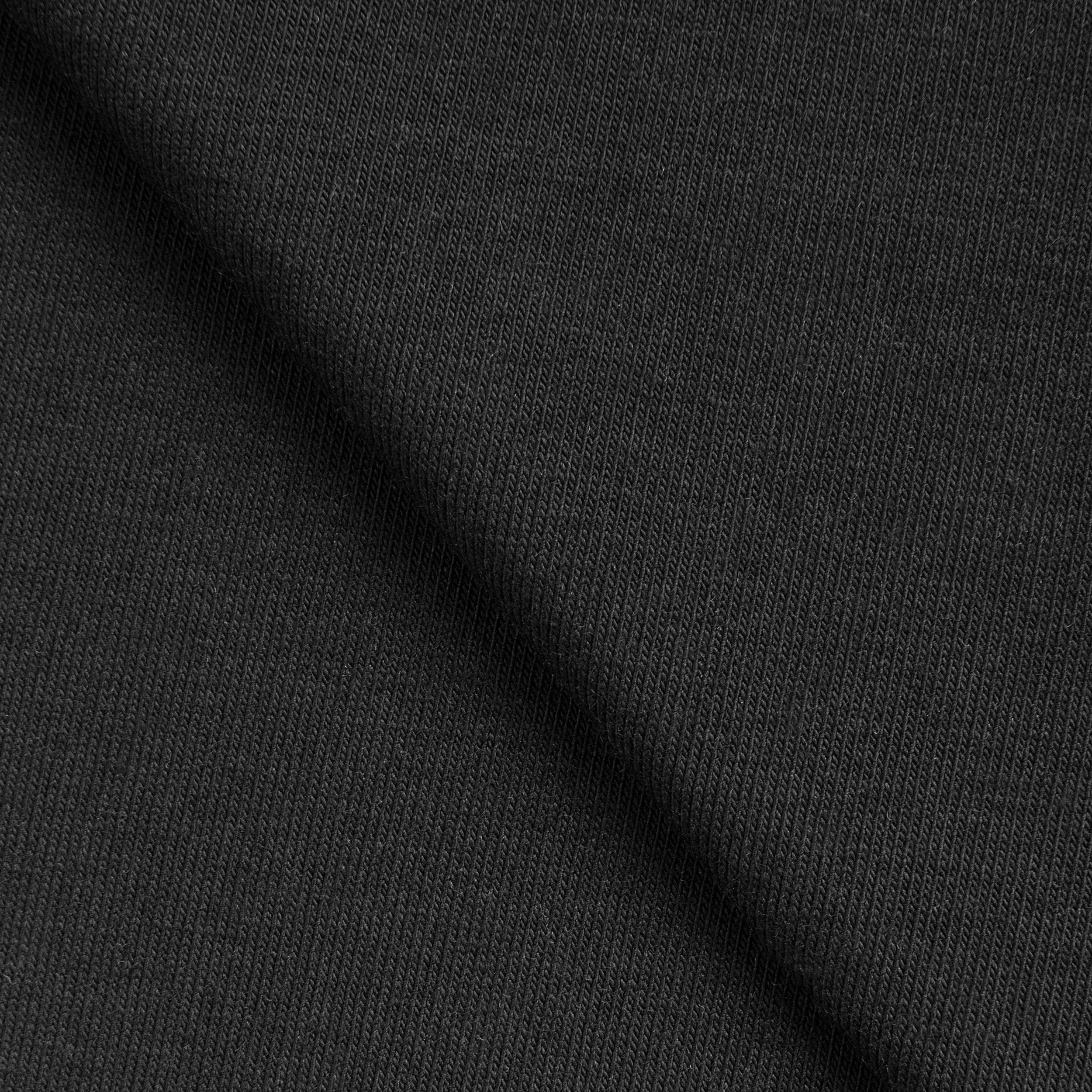 COTTON-MODAL SINGLE JERSEY FABRIC WITH ELASTANE - BLACK - 160 GSM