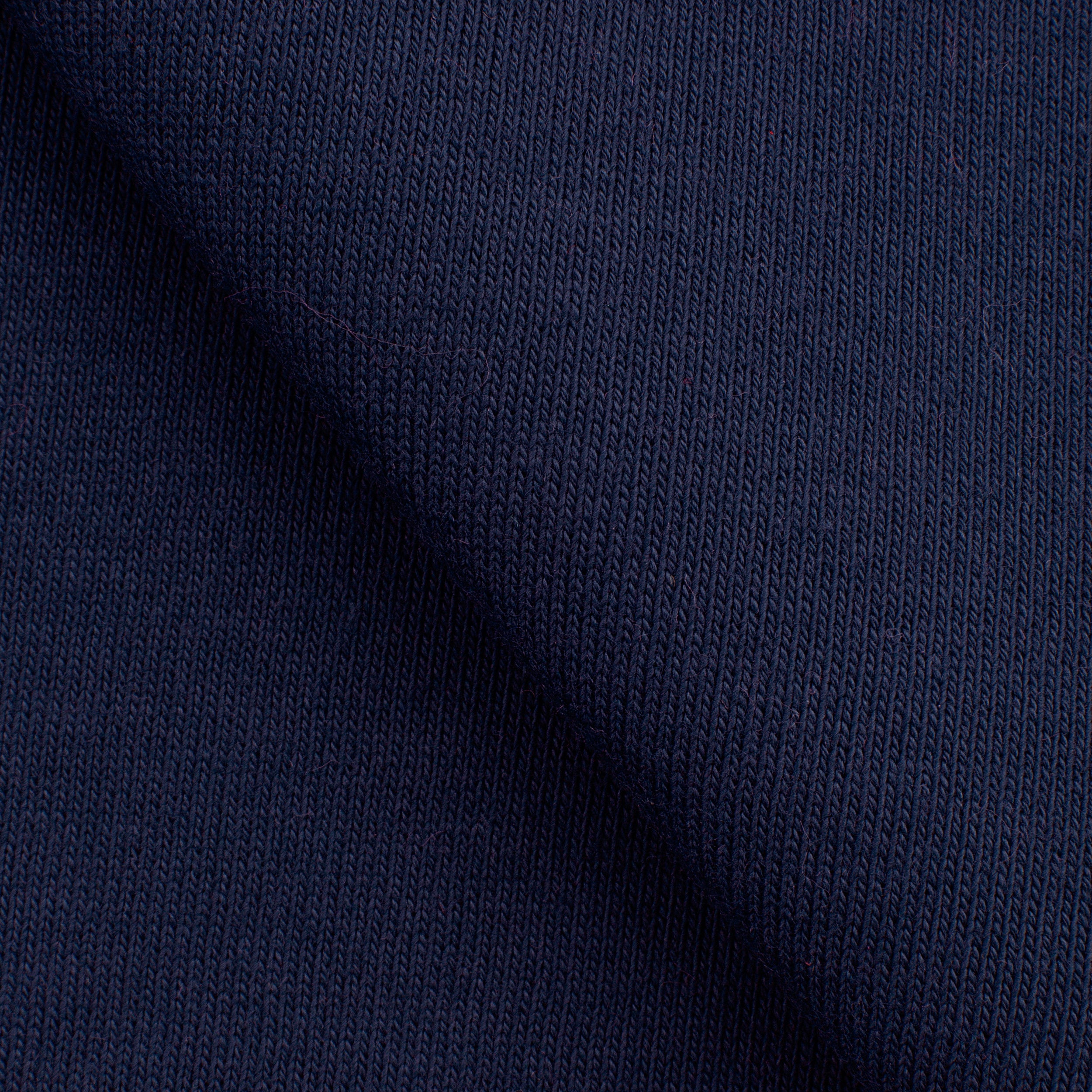 LIGHTWEIGHT COTTON BRUSHED SWEATSHIRT FLEECE FABRIC - NAVY BLUE - 280 GSM