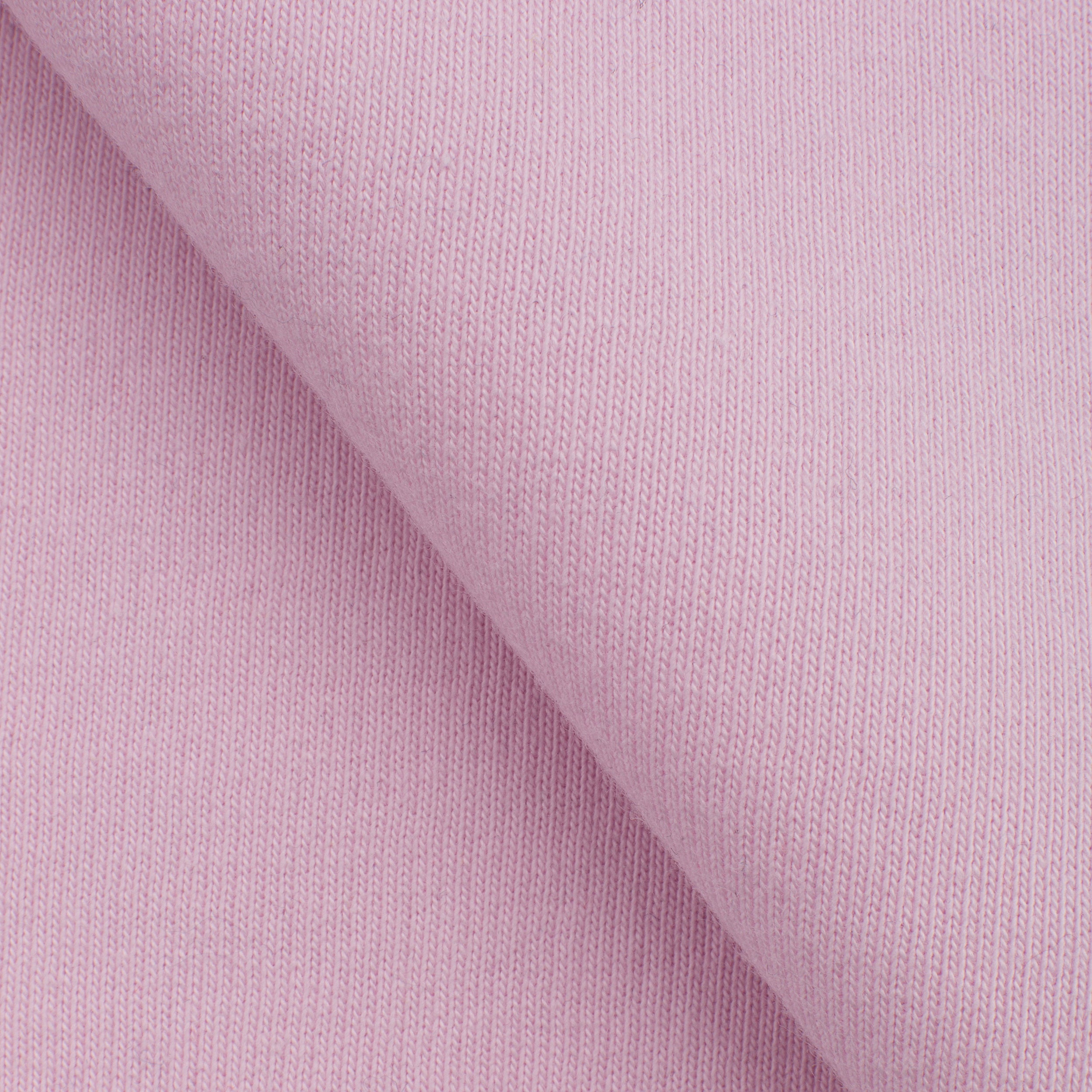LIGHTWEIGHT COTTON BRUSHED SWEATSHIRT FLEECE FABRIC - POWDER PINK - 280 GSM