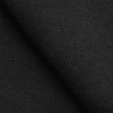 COTTON BRUSHED SWEATSHIRT FLEECE FABRIC - BLACK - 330 GSM
