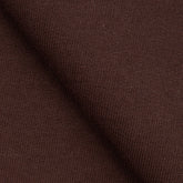 COTTON BRUSHED SWEATSHIRT FLEECE FABRIC - COFFEE BROWN - 330 GSM