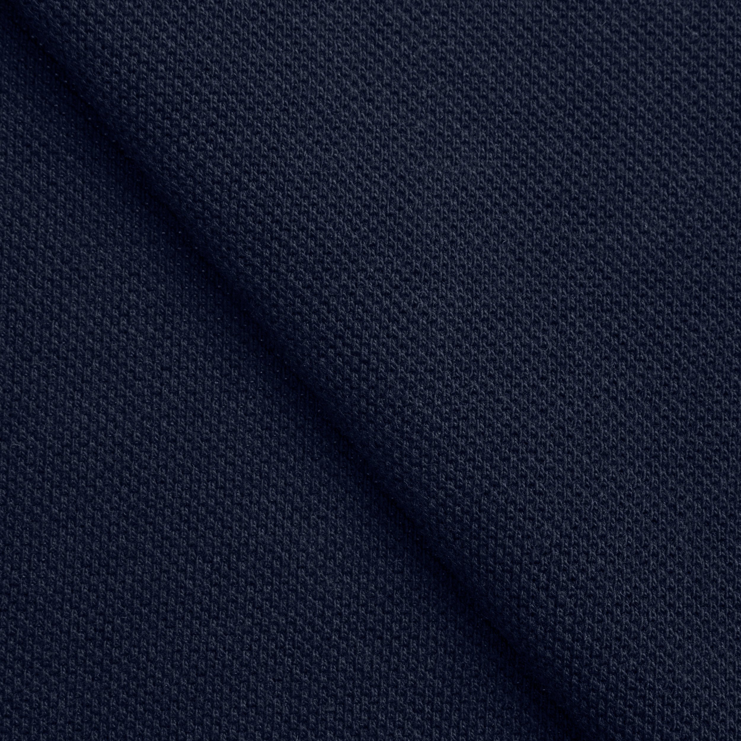 COTTON PIQUE KNIT FABRIC - NAVY BLUE - 210 GSM