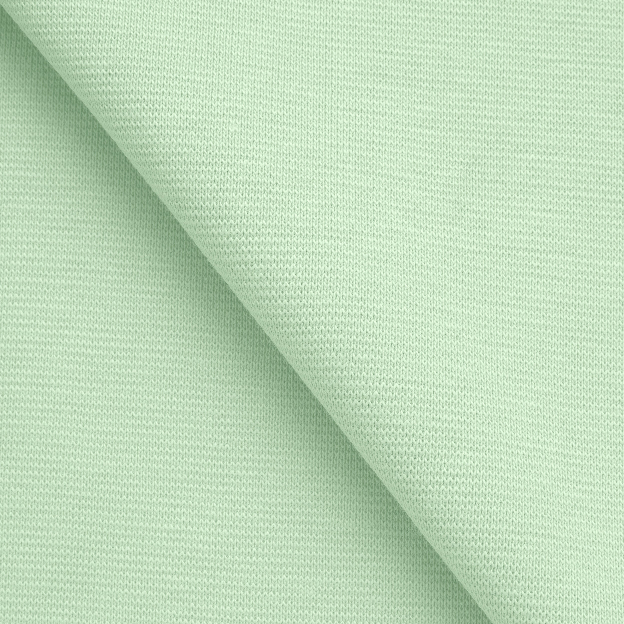 COTTON 1X1 RIB KNIT FABRIC WITH ELASTANE - OCEAN BLUE - 220 GSM