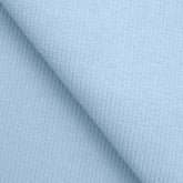 COTTON 2X1 RIB KNIT FABRIC WITH ELASTANE - AZURE BLUE - 350 GSM