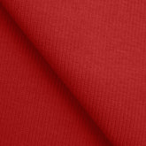 2 X 1 COTTON RIB STRONG - HIGH RISK RED
