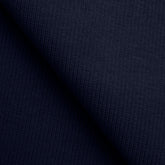 COTTON 2X1 RIB KNIT FABRIC WITH ELASTANE - NAVY BLUE - 350 GSM