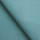 COTTON 2X1 RIB KNIT FABRIC WITH ELASTANE - STEEL BLUE - 350 GSM