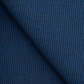 COTTON 2X1 RIB KNIT FABRIC WITH ELASTANE - DARK NAVY - 350 GSM