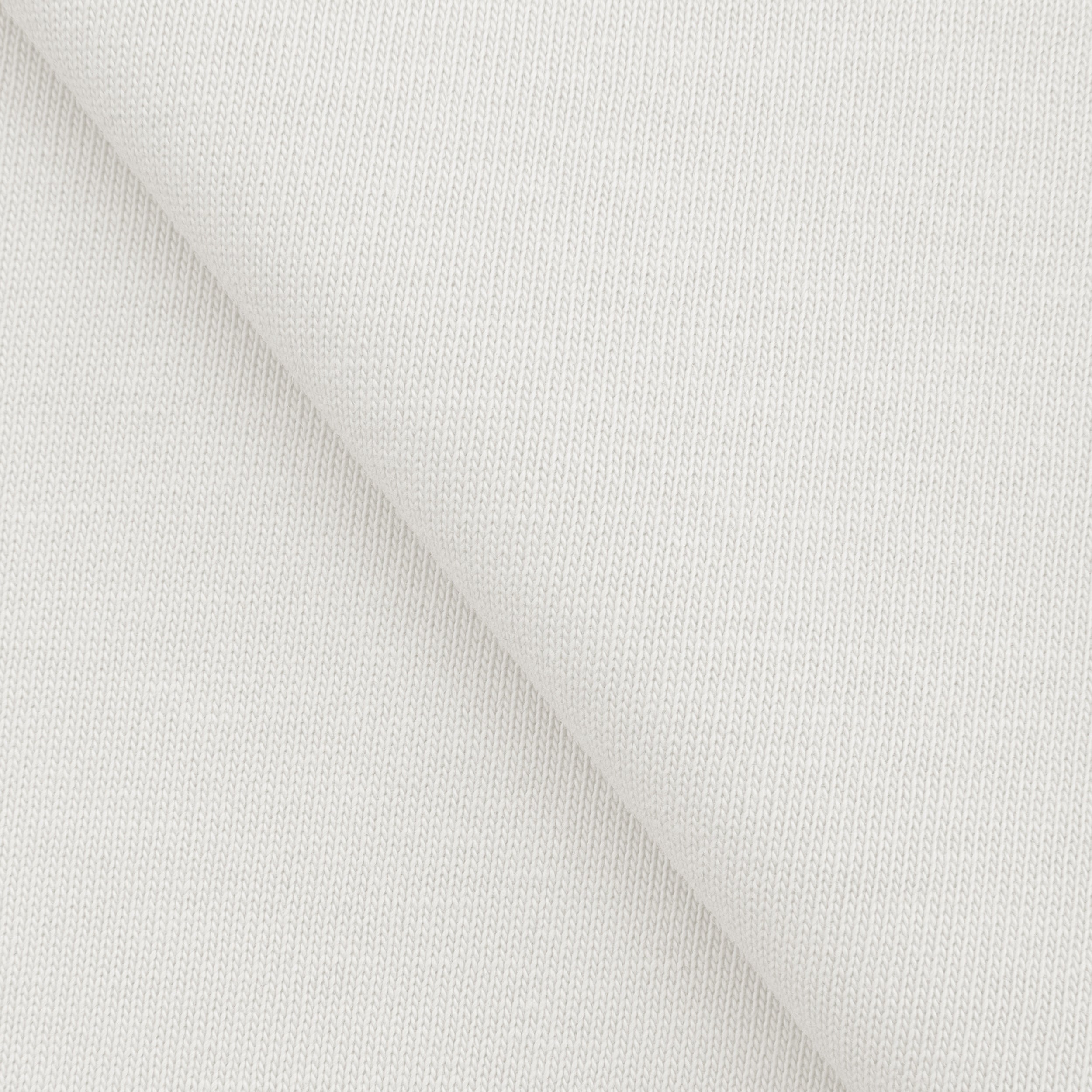HEAVY COTTON SINGLE JERSEY FABRIC - SNOW WHITE - 230 GSM