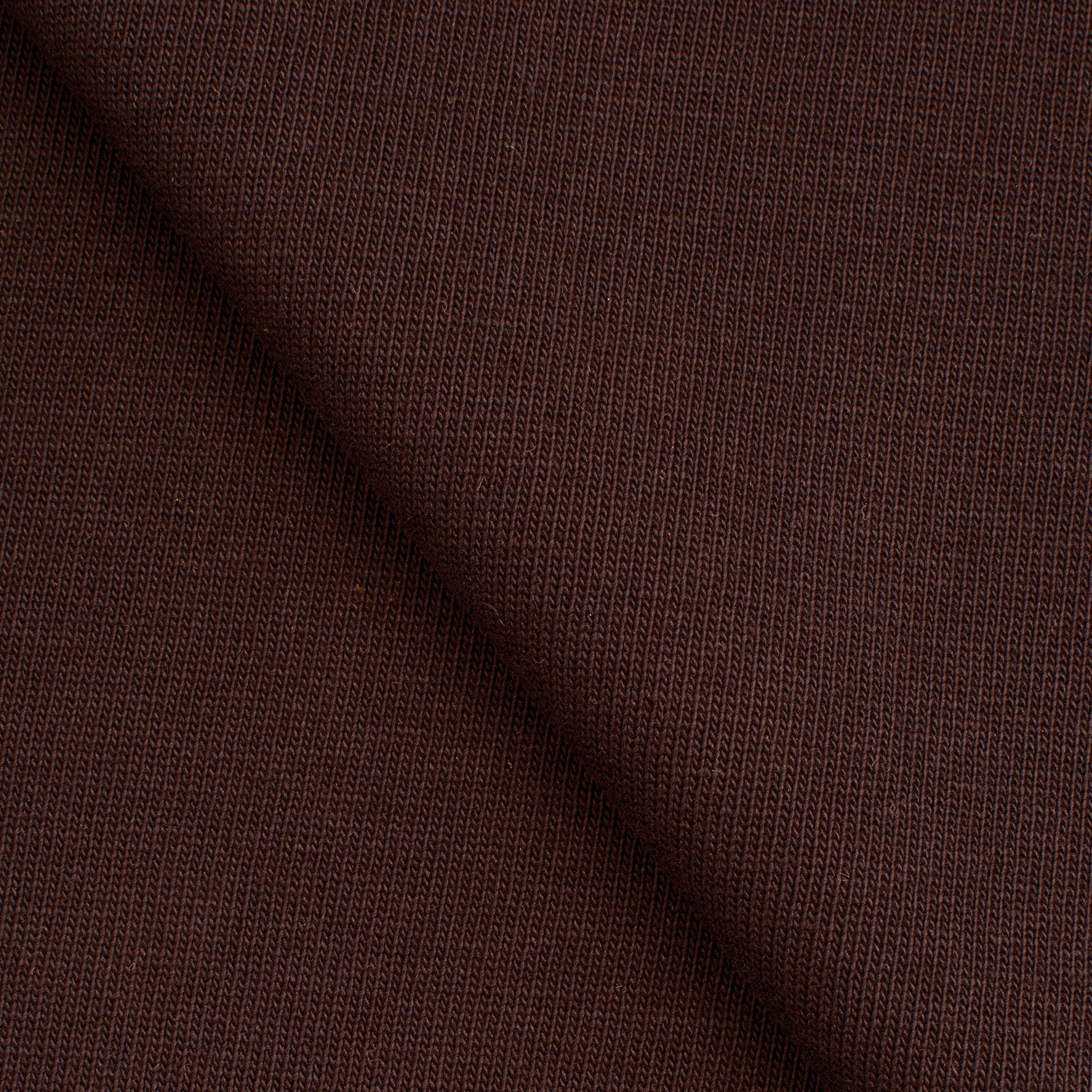 HEAVY COTTON SINGLE JERSEY FABRIC - COFFEE BROWN - 230 GSM