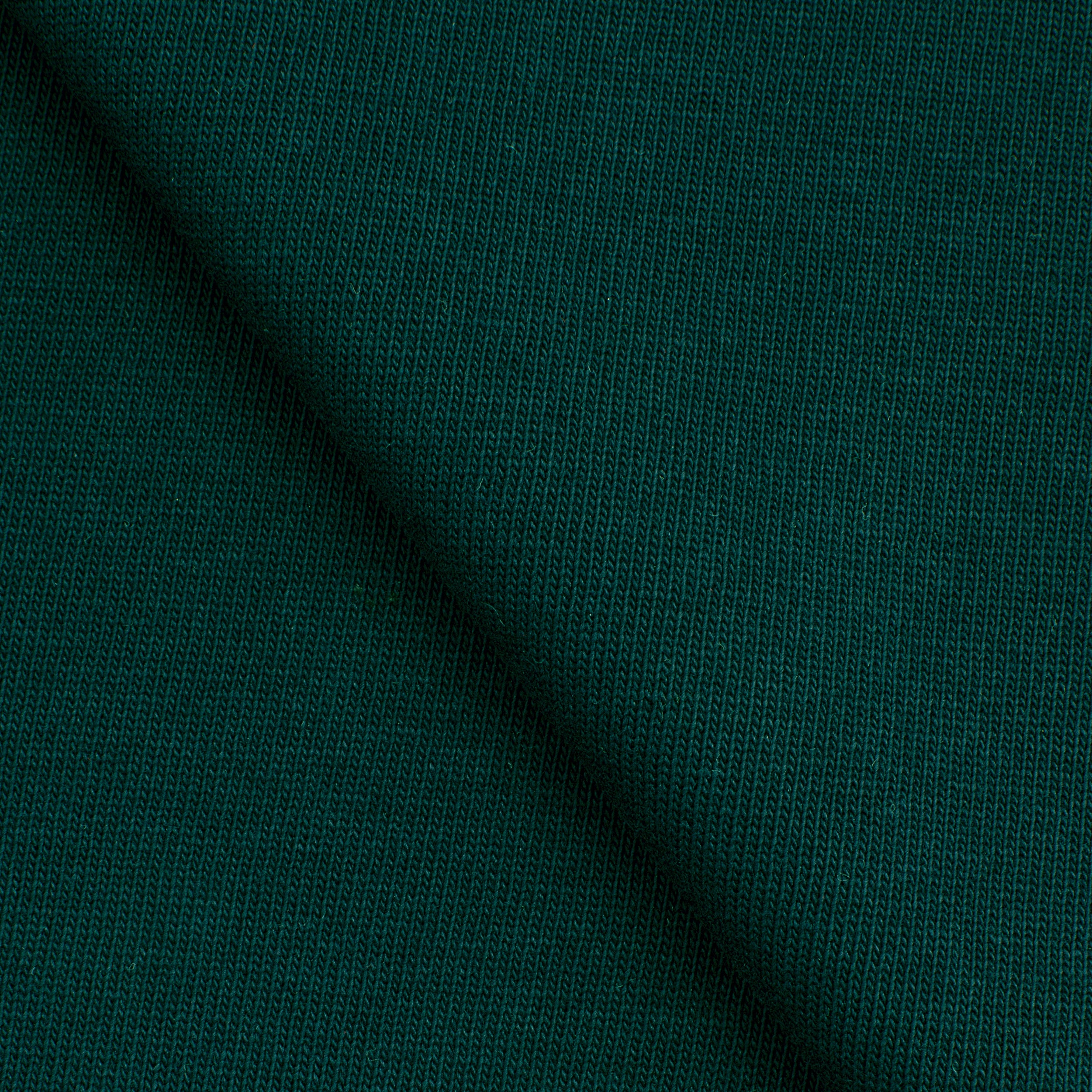 HEAVY COTTON SINGLE JERSEY FABRIC - DARK TEAL - 230 GSM