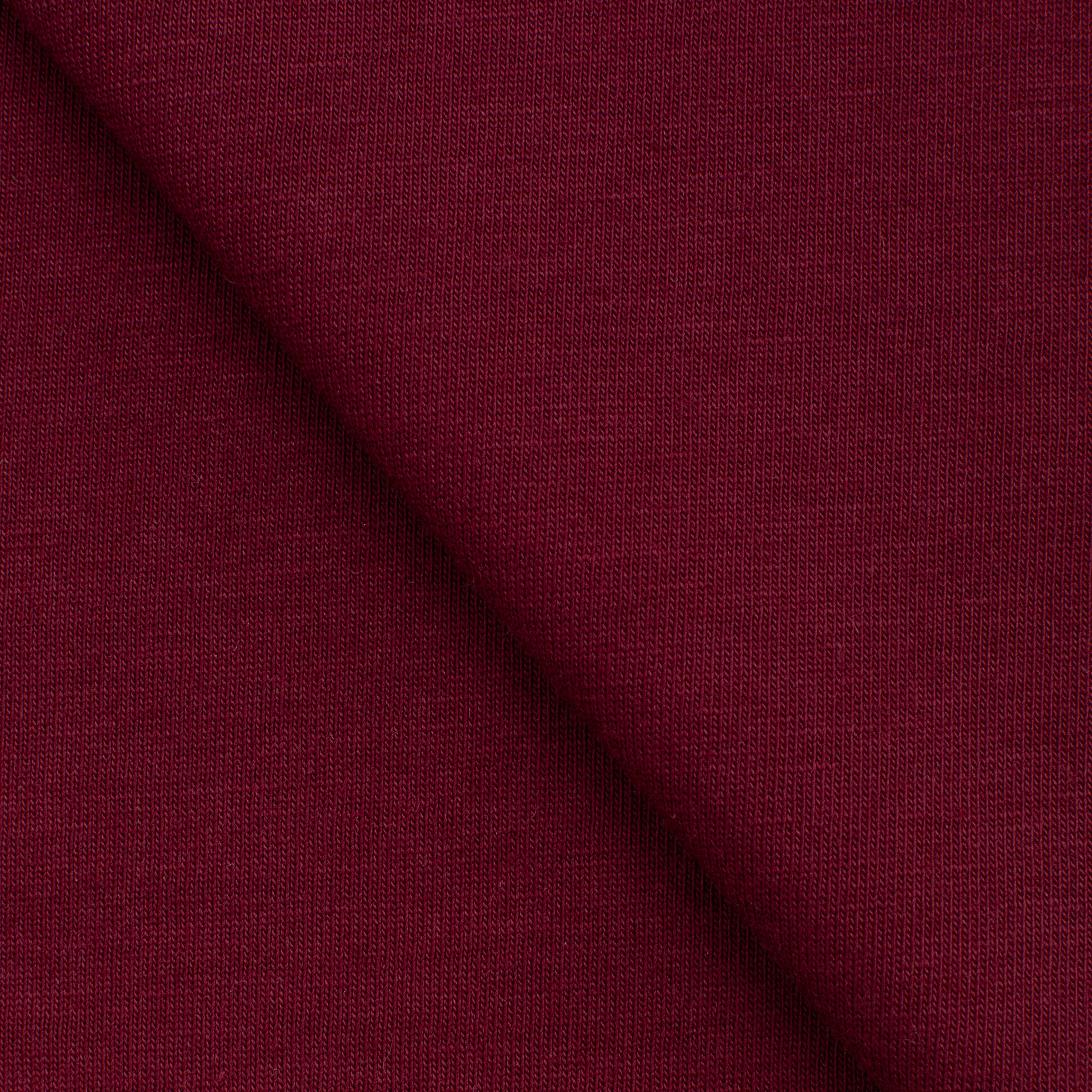 LIGHTWEIGHT COTTON SINGLE JERSEY FABRIC - BURGUNDY BROWN - 140 GSM