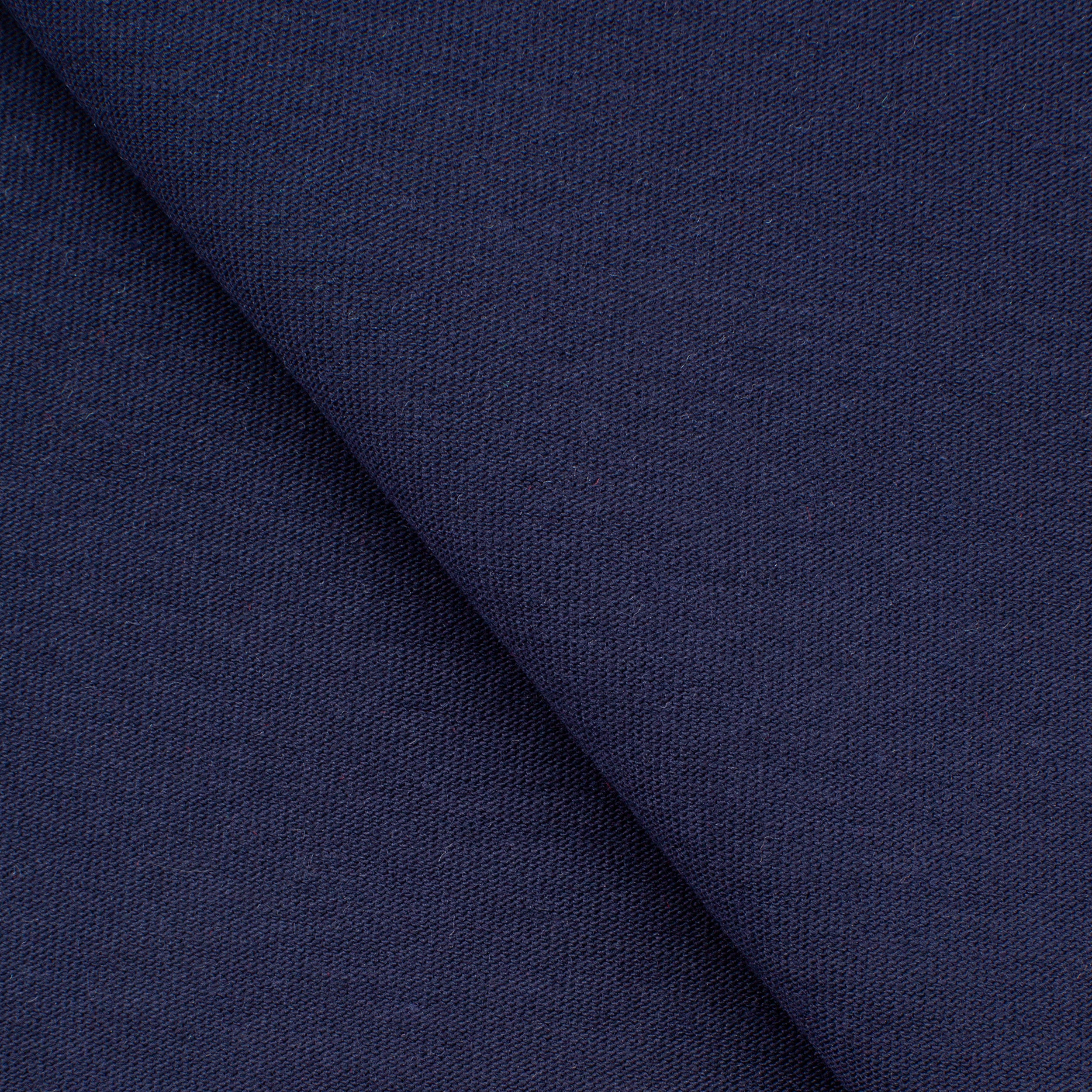 LIGHTWEIGHT COTTON SINGLE JERSEY FABRIC - NAVY BLUE - 140 GSM