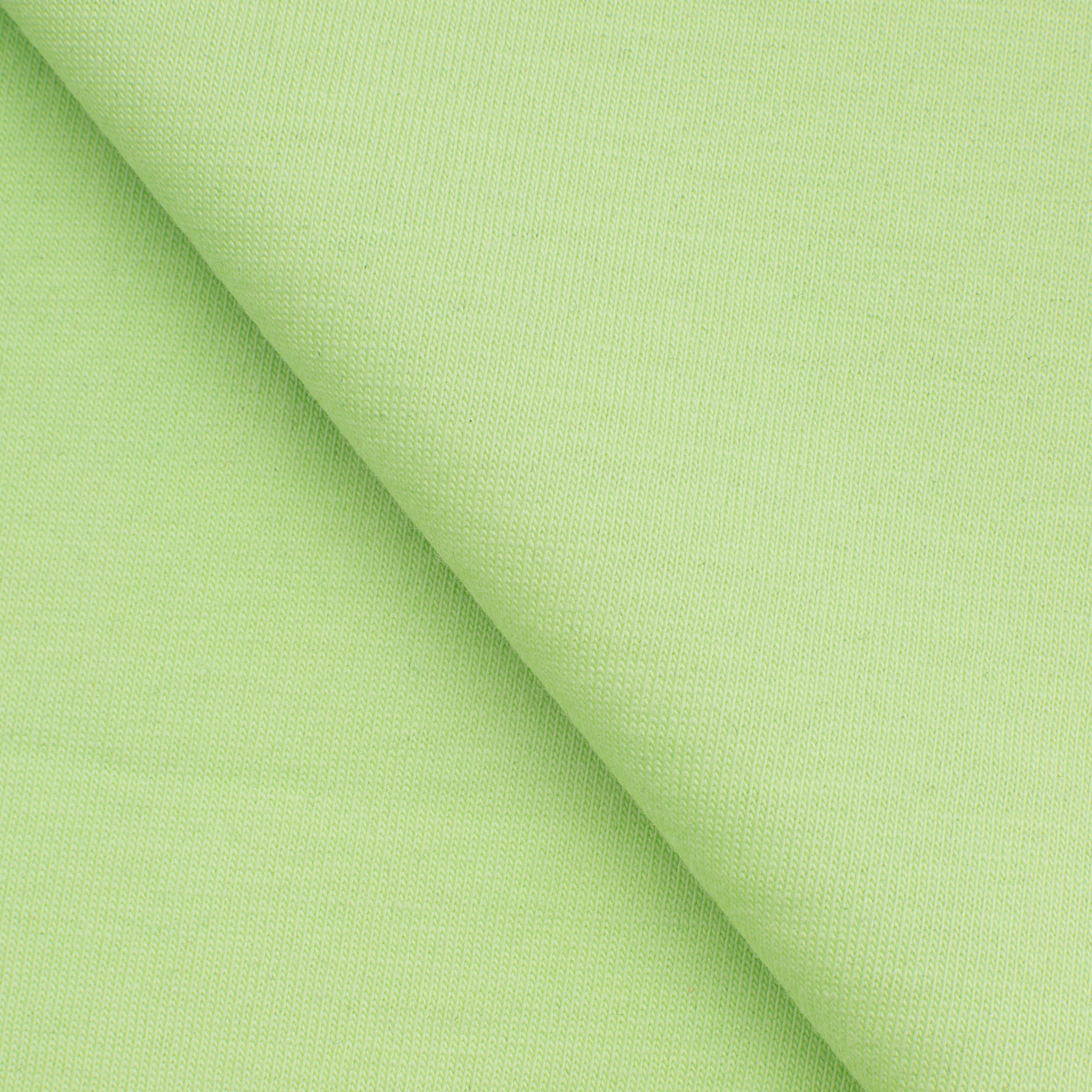 LIGHTWEIGHT COTTON SINGLE JERSEY FABRIC - TROPICAL GREEN - 140 GSM