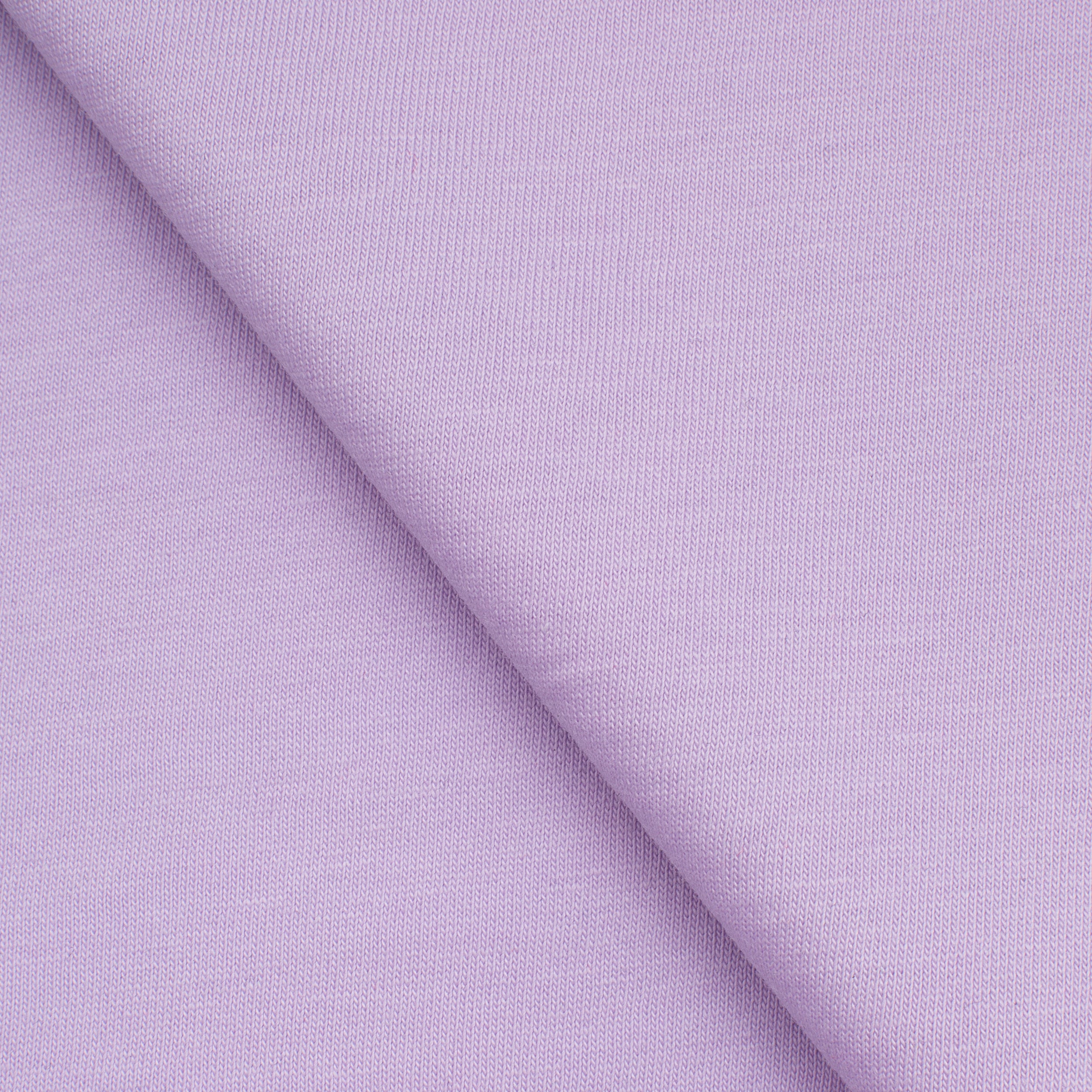 LIGHTWEIGHT COTTON SINGLE JERSEY FABRIC - PASTEL LILAC - 140 GSM