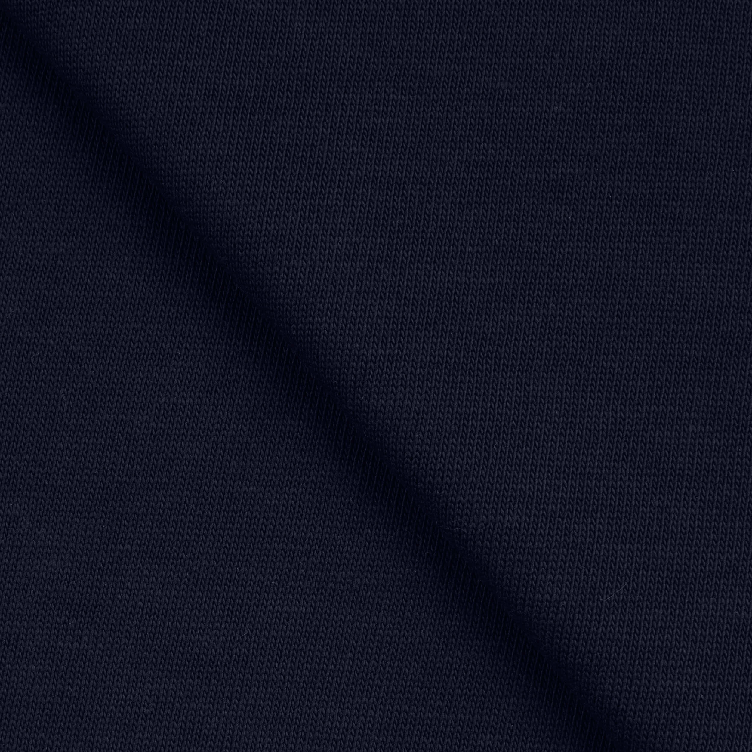 EXTRA HEAVY COTTON SINGLE JERSEY FABRIC - NAVY BLUE - 300 GSM
