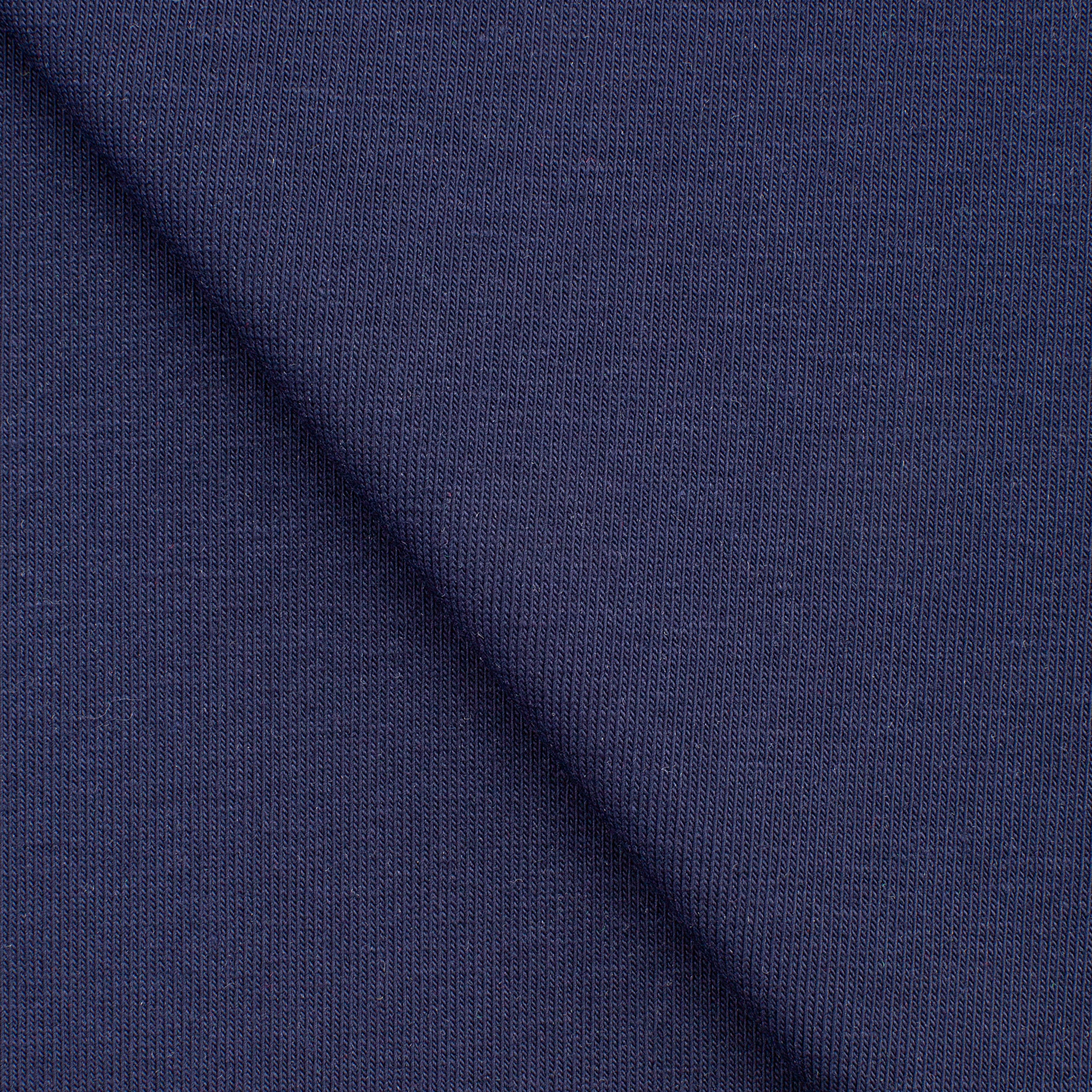 COTTON SINGLE JERSEY FABRIC WITH ELASTANE - NAVY BLUE - 180 GSM