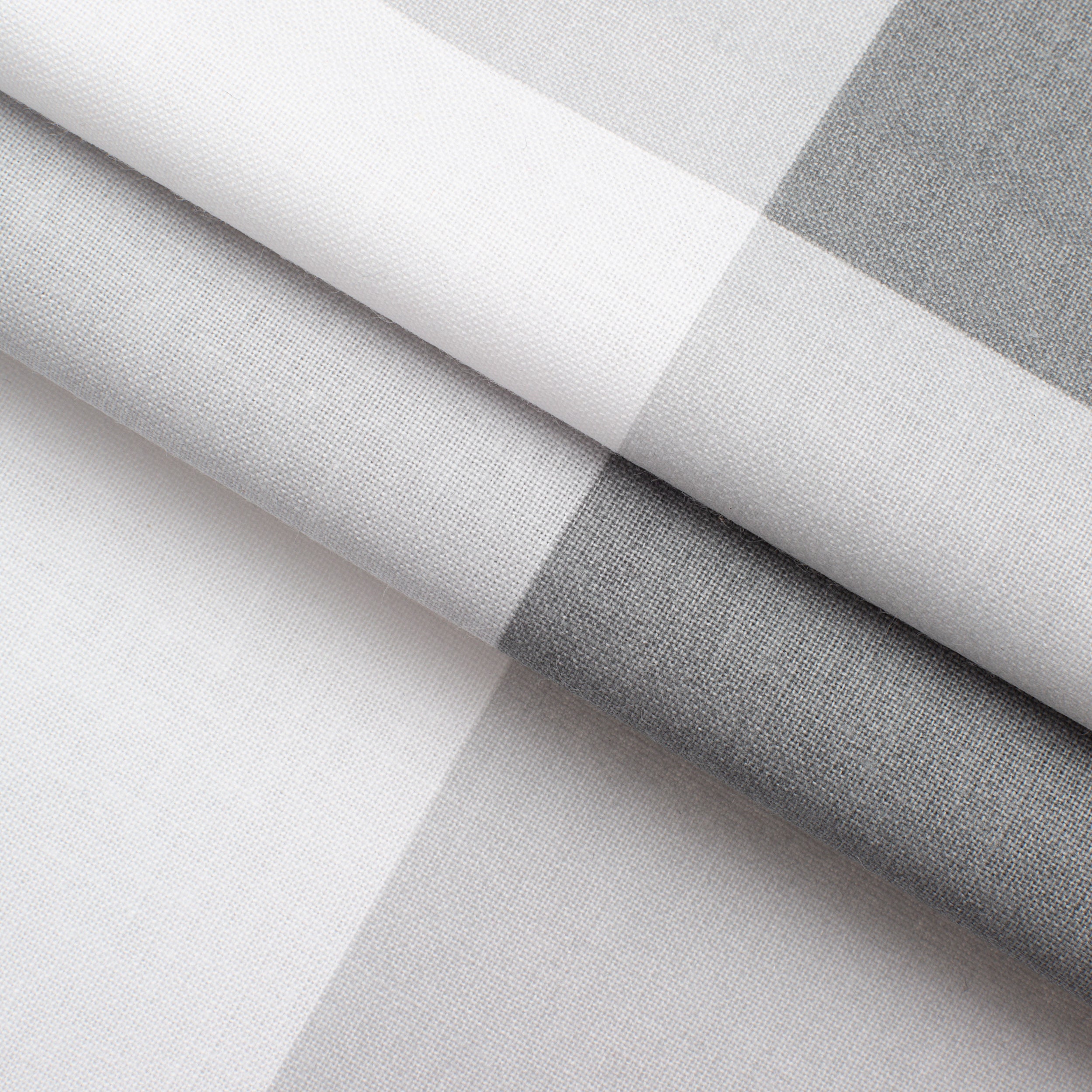 4.2 OZ COTTON POPLIN - GREY/WHITE PLAID