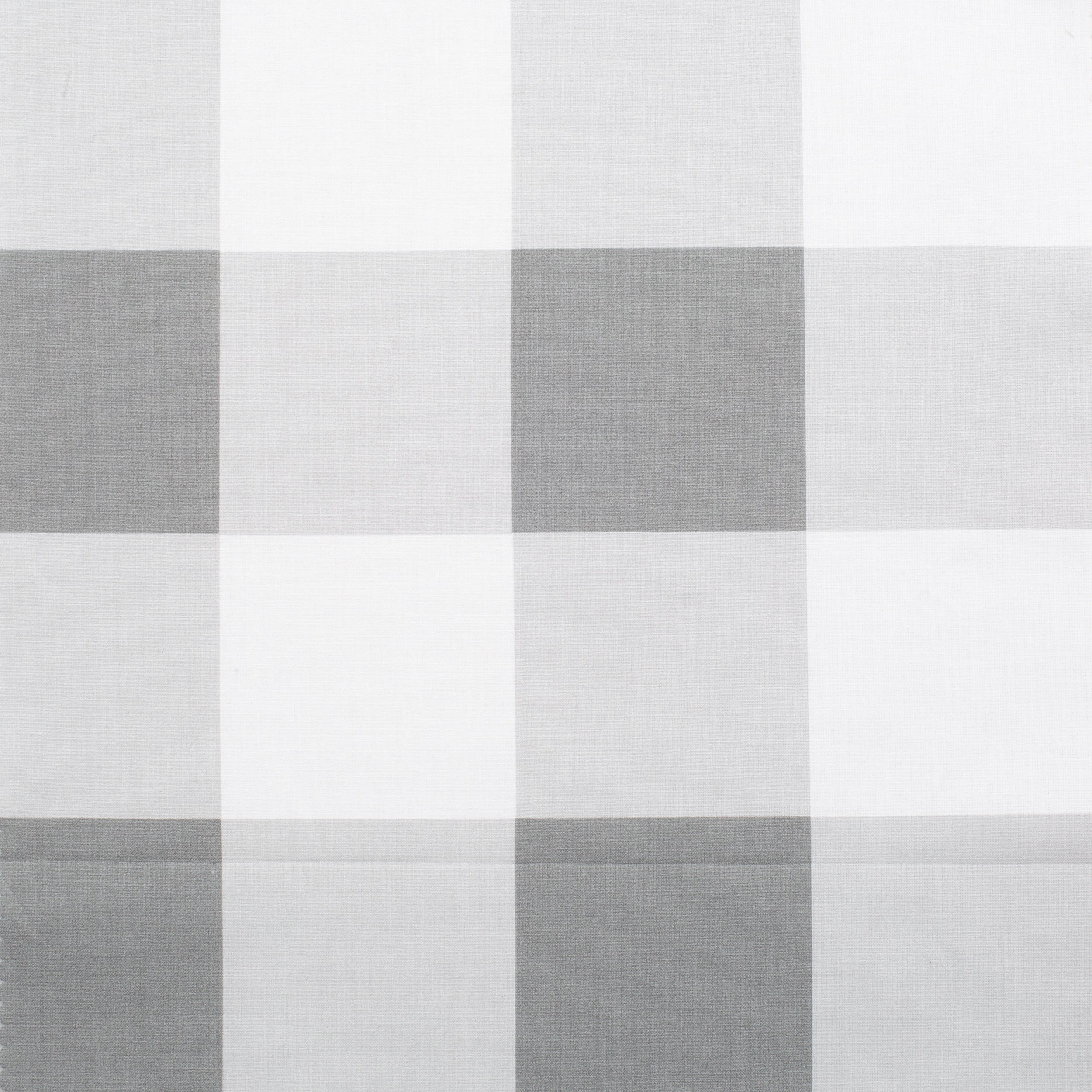 4.2 OZ COTTON POPLIN - GREY/WHITE PLAID