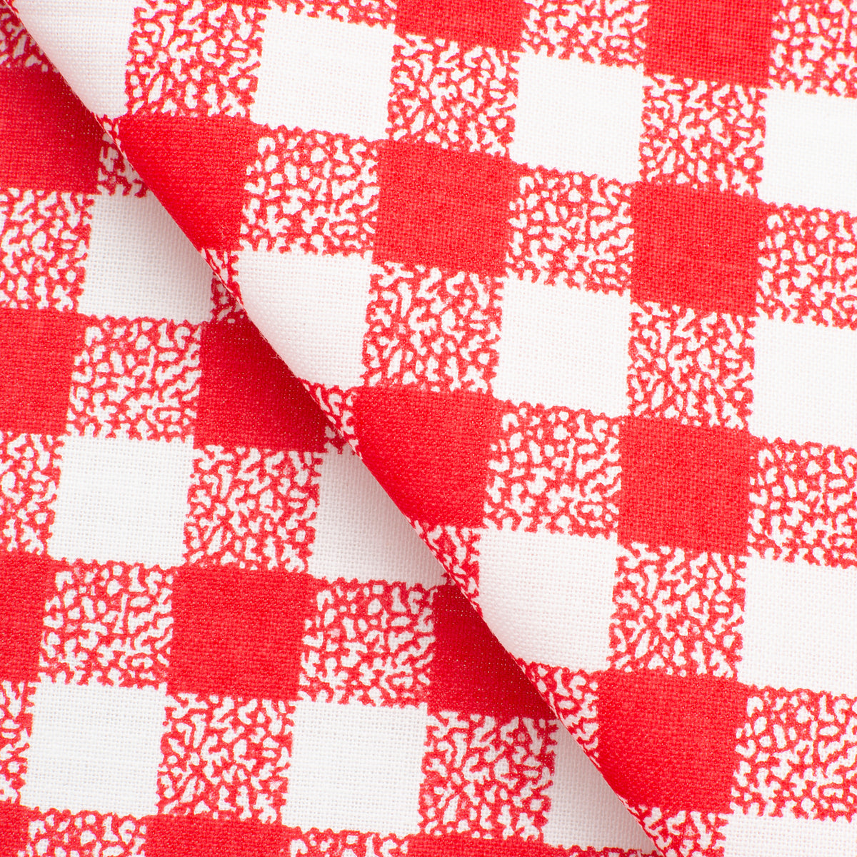 4.2 OZ COTTON POPLIN - WHITE/RED PLAID