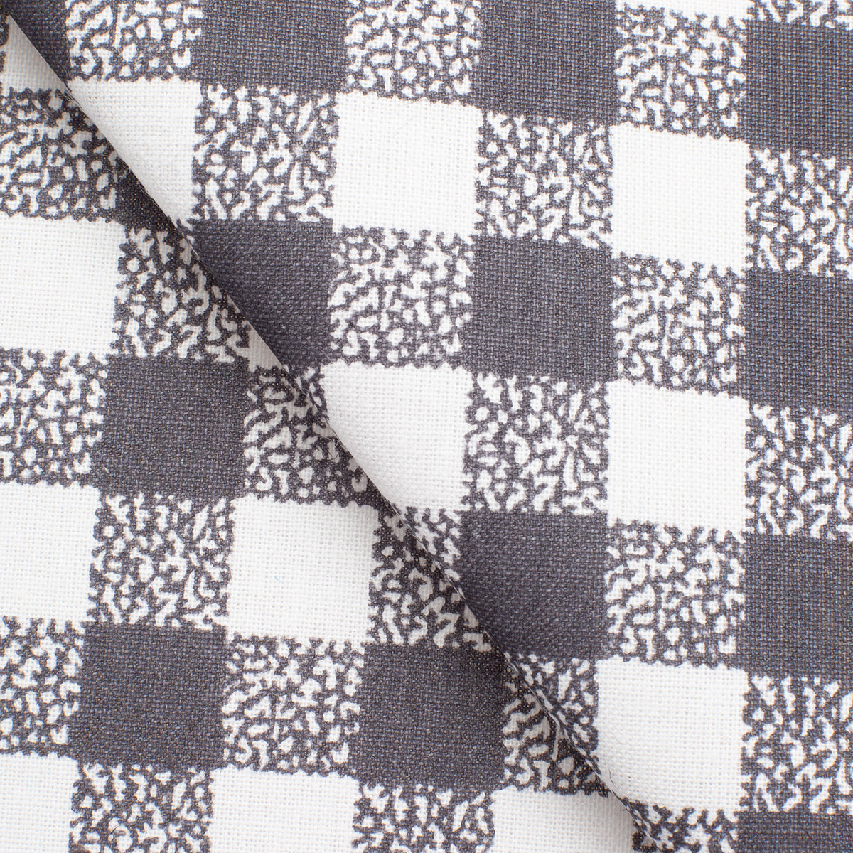 4.2 OZ COTTON POPLIN - WHITE/GREY PLAID