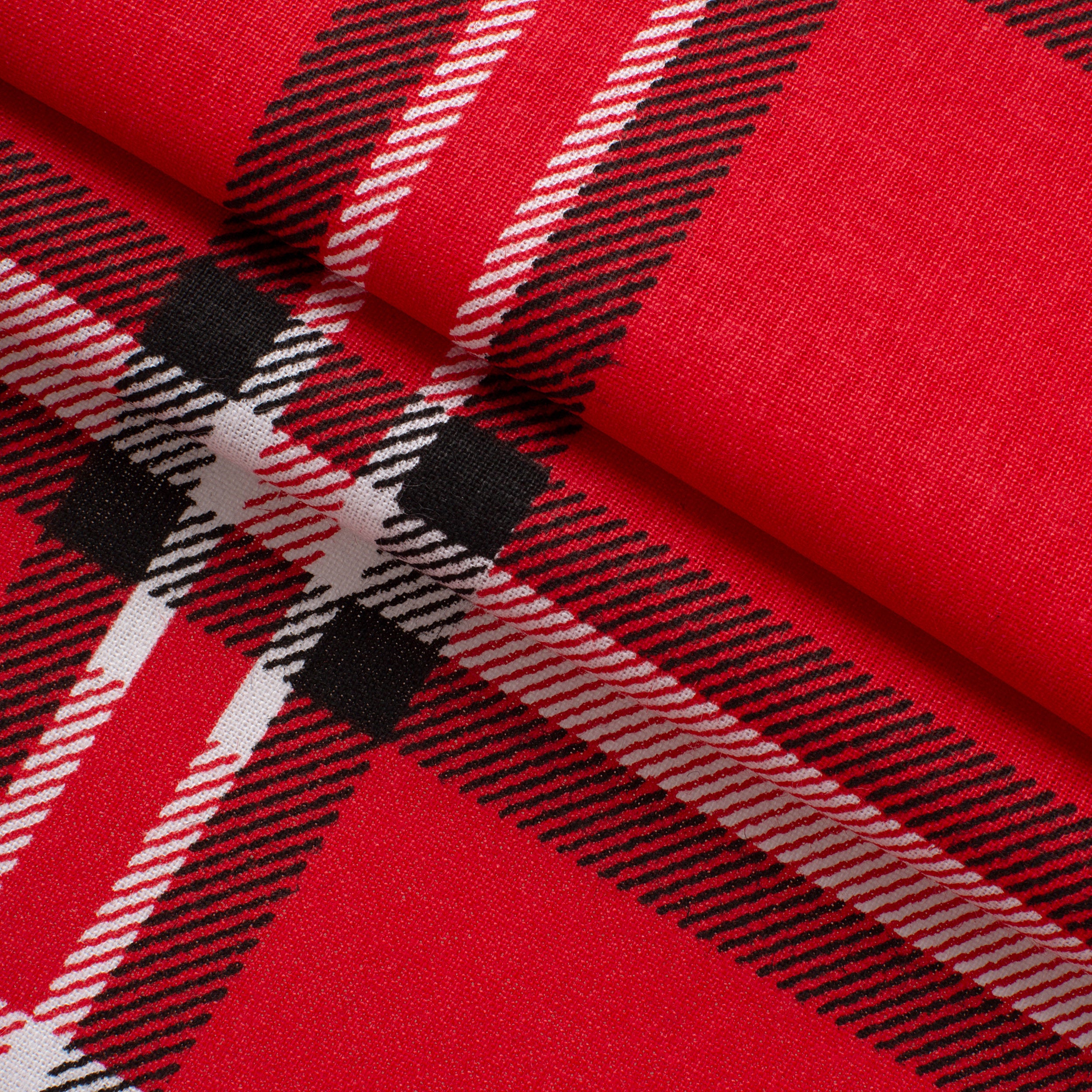 4.2 OZ COTTON POPLIN - RED PLAID