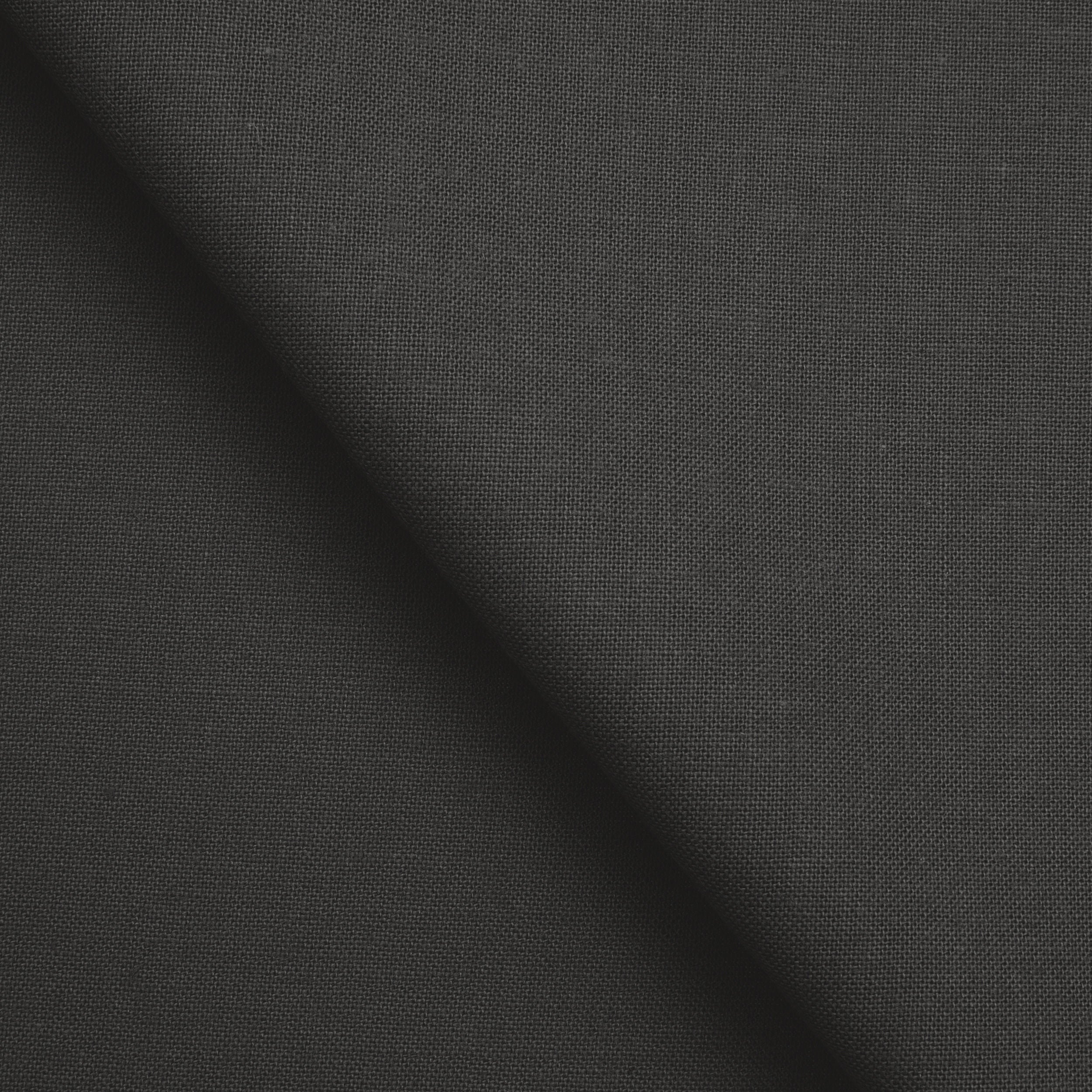 COTTON POPLIN FABRIC - BLACK - 160 GSM