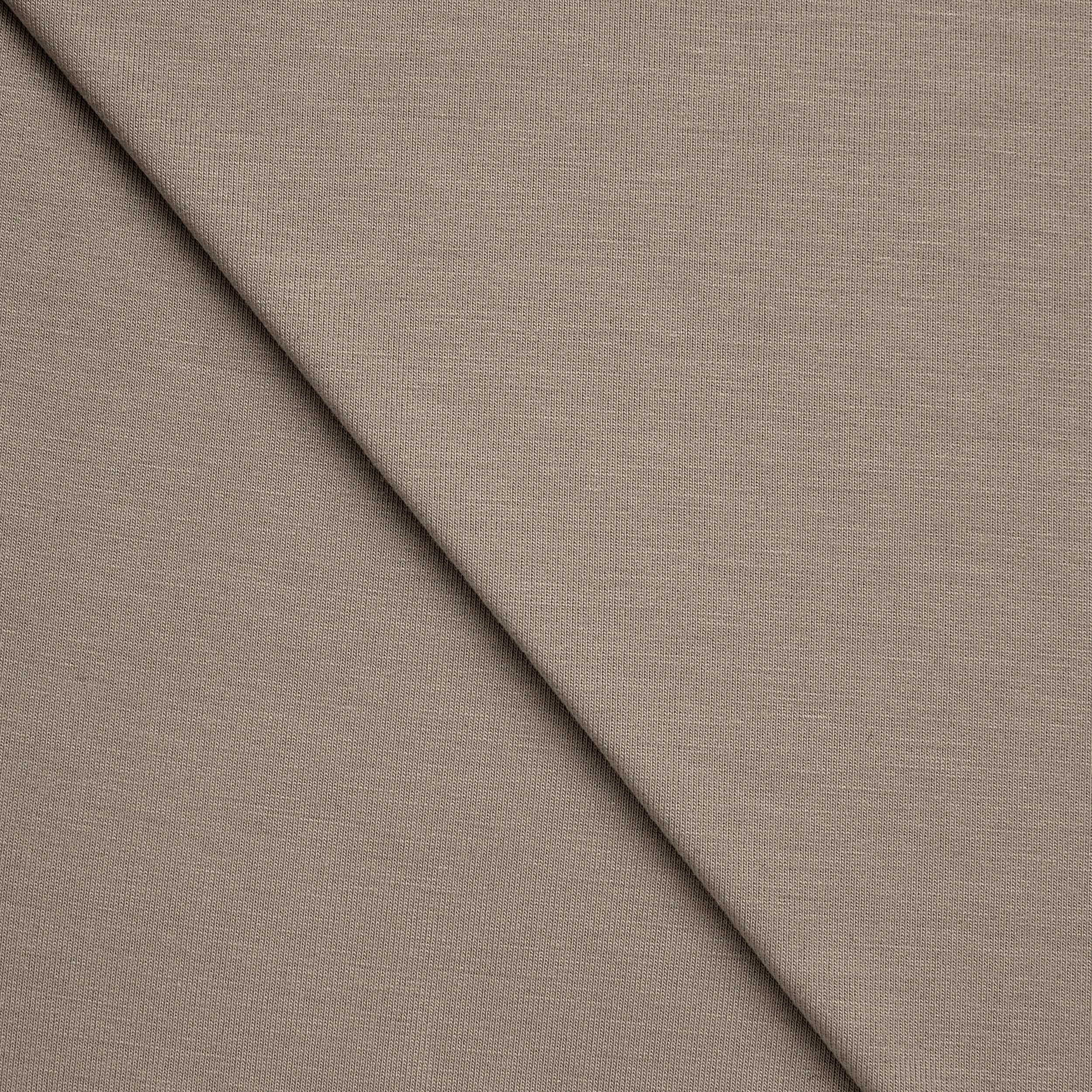 BAMBOO 1X1 RIB KNIT FABRIC WITH ELASTANE - BEIGE - 250 GSM