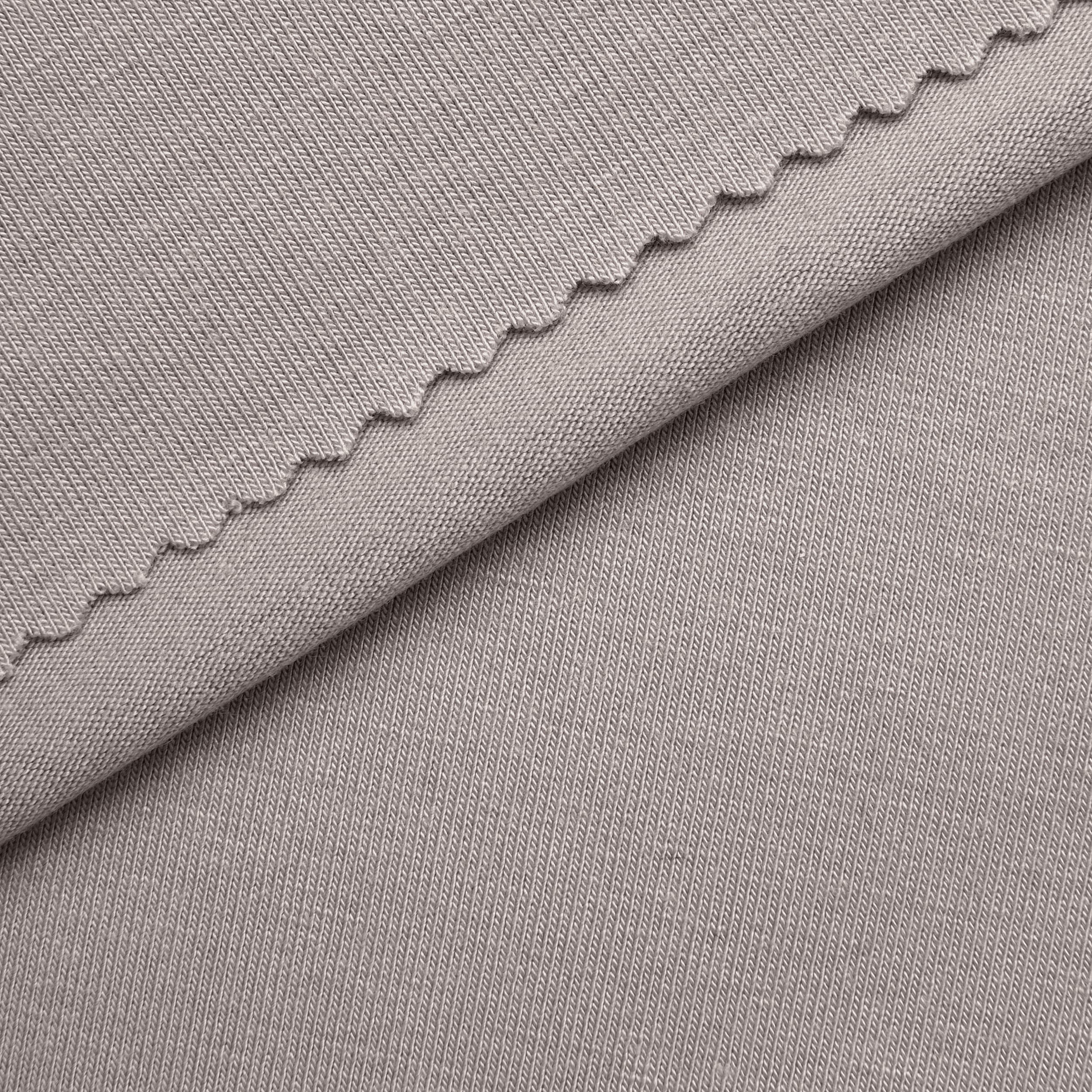BAMBOO SINGLE JERSEY FABRIC WITH ELASTANE - BEIGE - 210 GSM