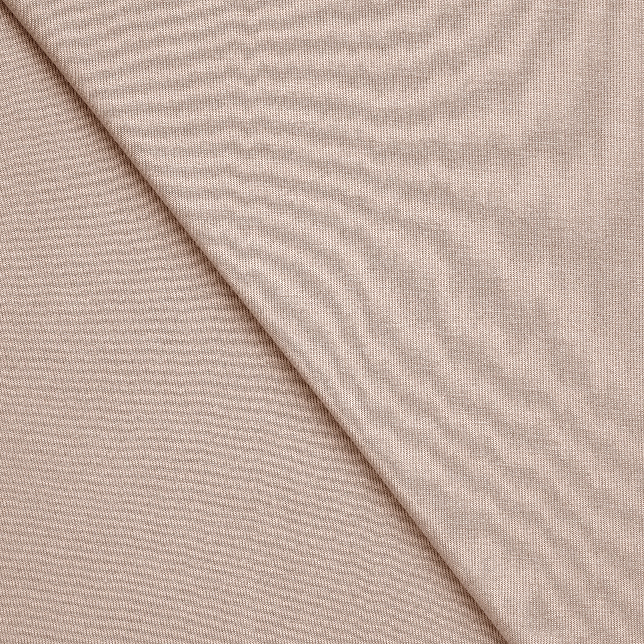BAMBOO 1X1 RIB KNIT FABRIC WITH ELASTANE - CAPPUCCINO - 250 GSM