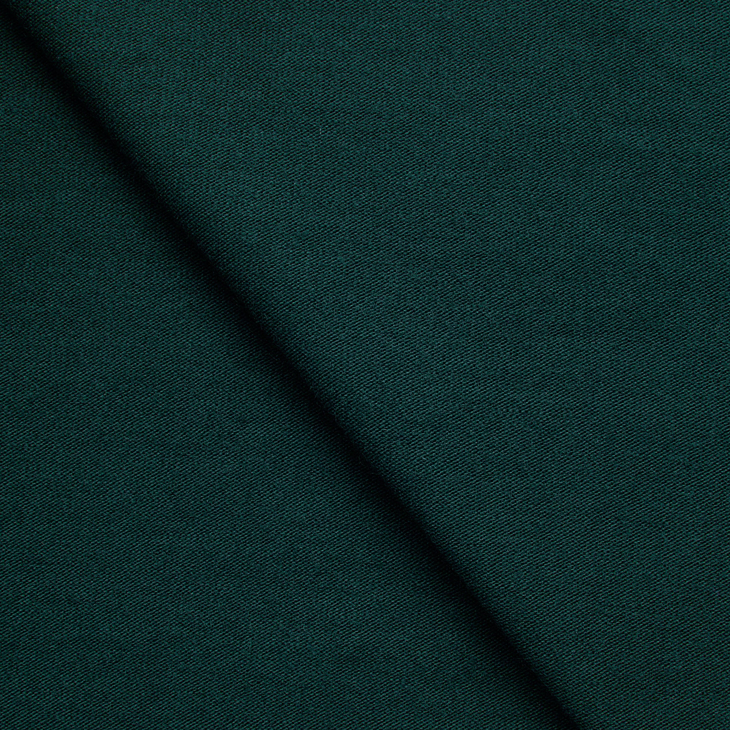 BAMBOO 2X1 RIB KNIT FABRIC WITH ELASTANE - FOREST GREEN - 260 GSM