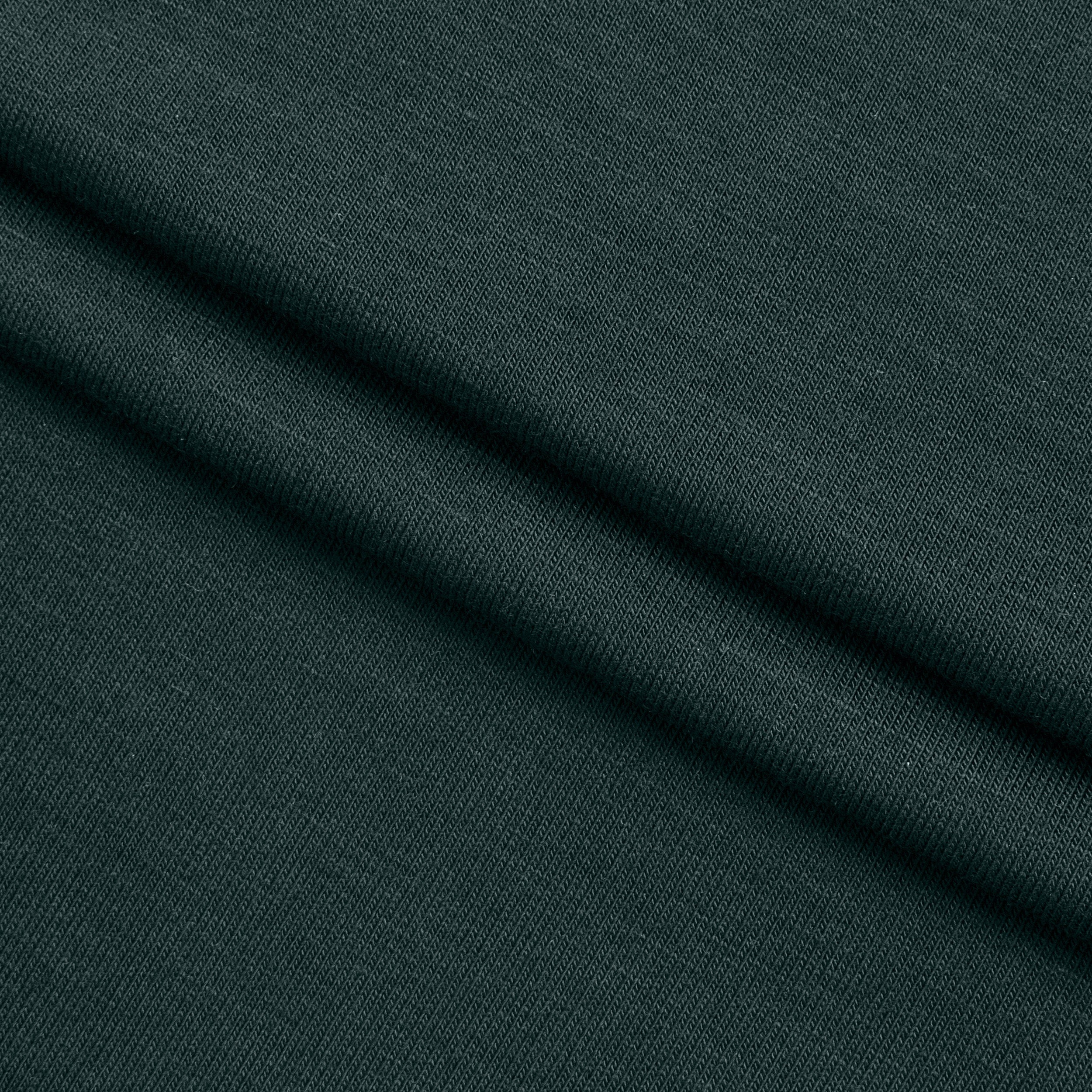 BAMBOO SINGLE JERSEY FABRIC WITH ELASTANE - FOREST GREEN - 210 GSM