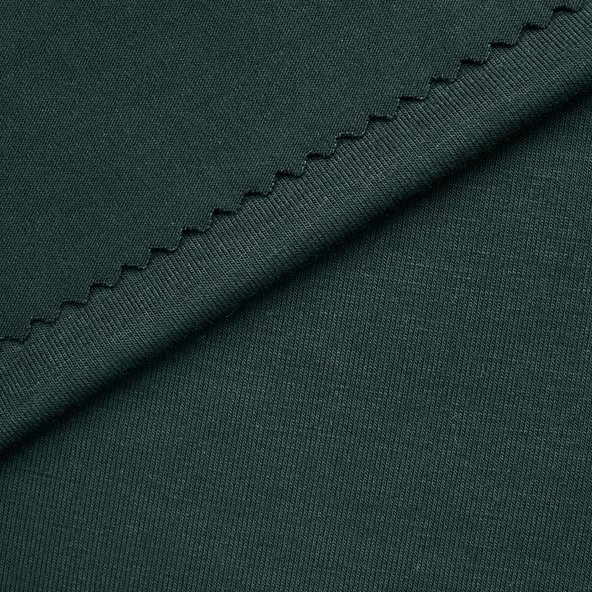 BAMBOO SINGLE JERSEY FABRIC WITH ELASTANE - FOREST GREEN - 210 GSM