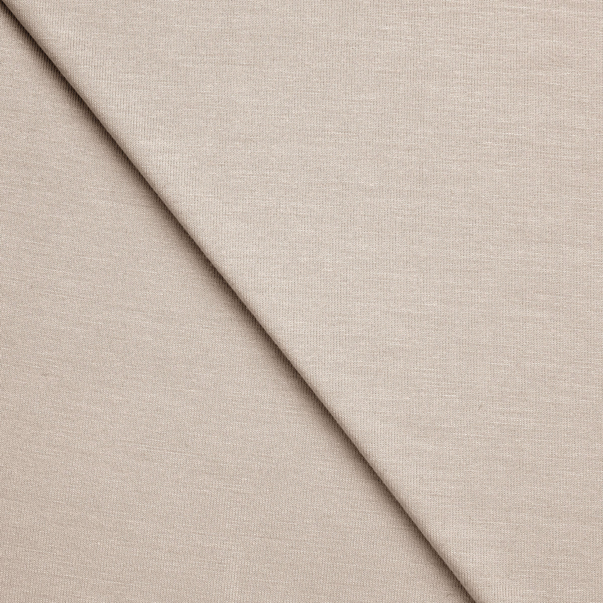 BAMBOO SINGLE JERSEY FABRIC WITH ELASTANE - LIGHT BEIGE - 210 GSM