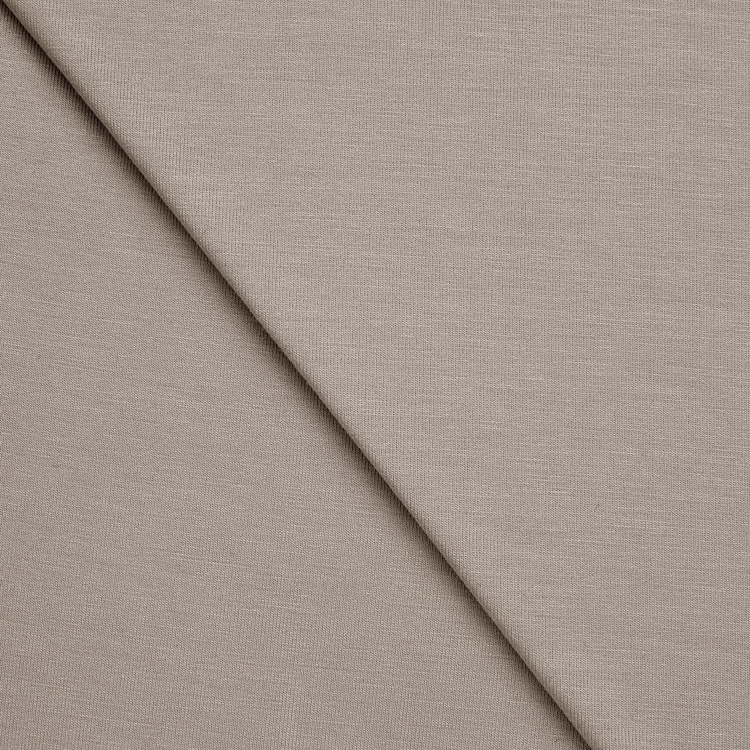 BAMBOO 2X1 RIB KNIT FABRIC WITH ELASTANE - LIGHT BEIGE - 260 GSM