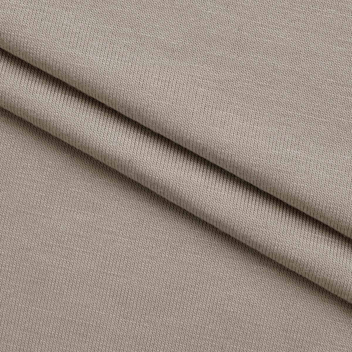 BAMBOO 2X1 RIB KNIT FABRIC WITH ELASTANE - LIGHT BEIGE - 260 GSM