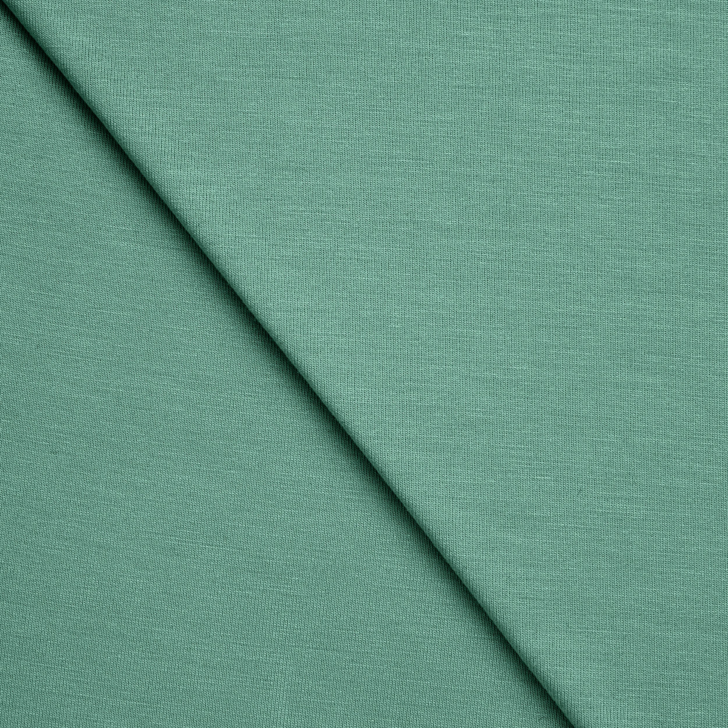BAMBOO 2X1 RIB KNIT FABRIC WITH ELASTANE - MINT - 260 GSM