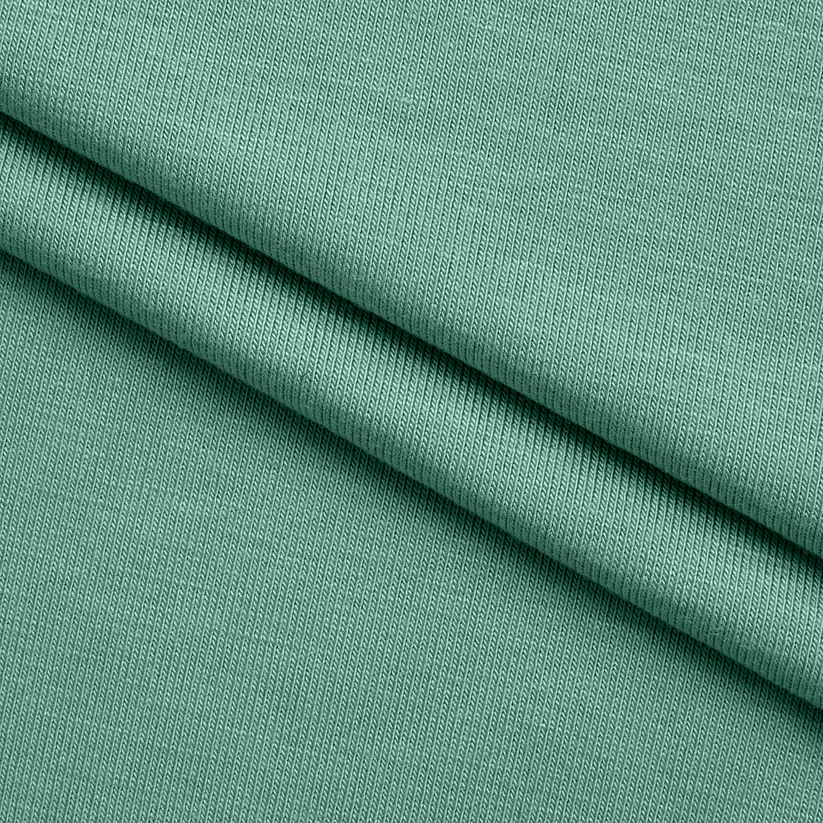 BAMBOO 1X1 RIB KNIT FABRIC WITH ELASTANE - MINT - 250 GSM