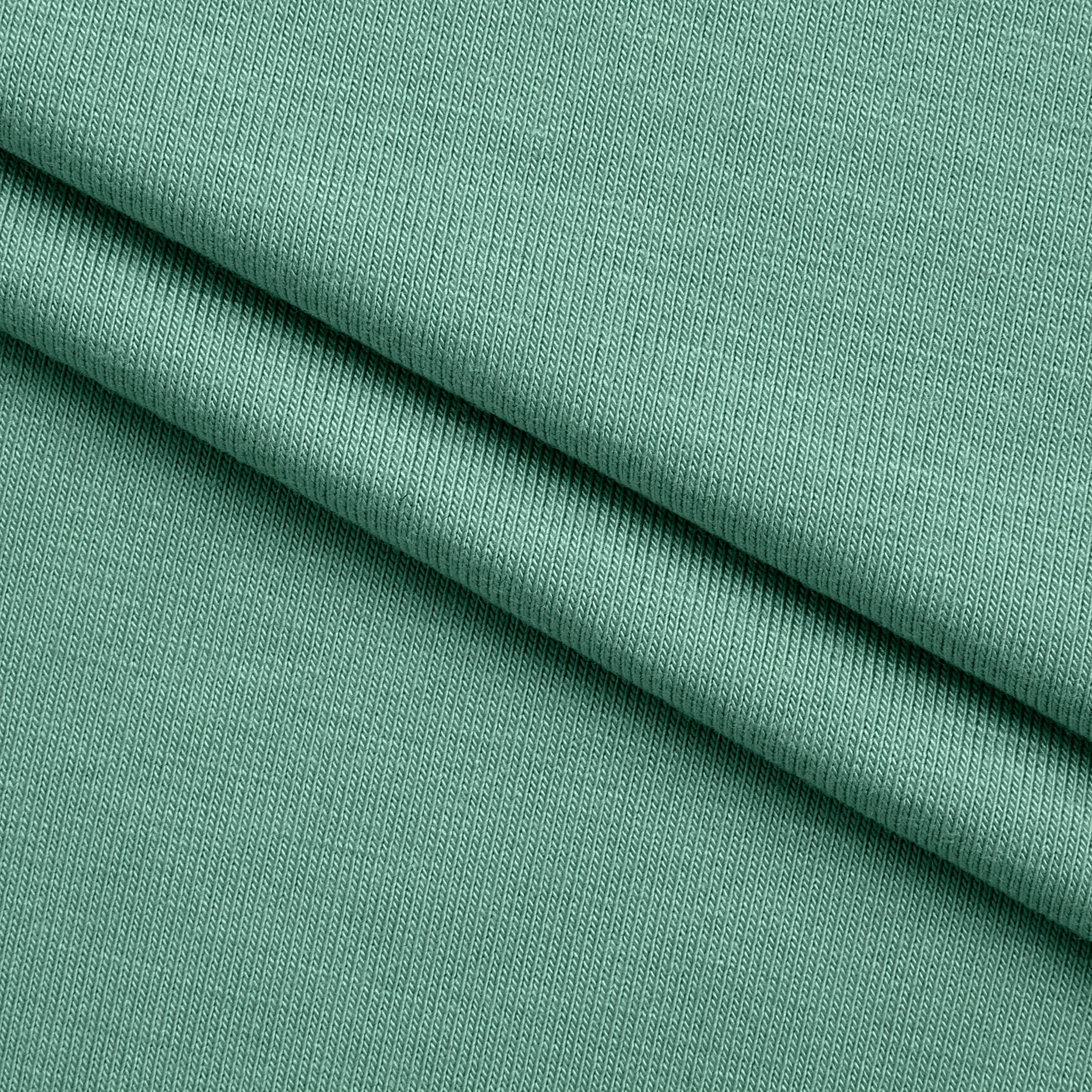 BAMBOO 2X1 RIB KNIT FABRIC WITH ELASTANE - MINT - 260 GSM