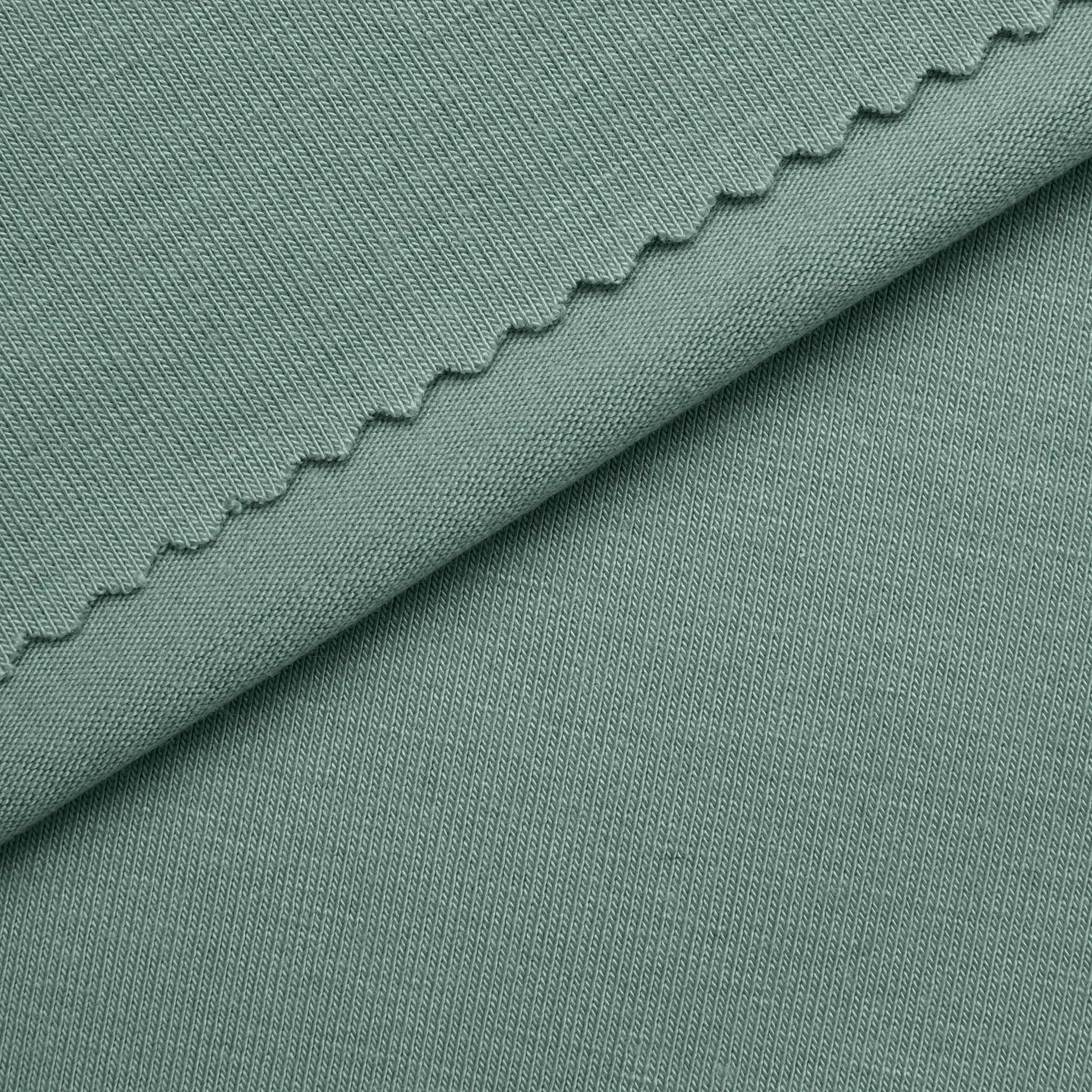 BAMBOO SINGLE JERSEY FABRIC WITH ELASTANE - MINT - 210 GSM