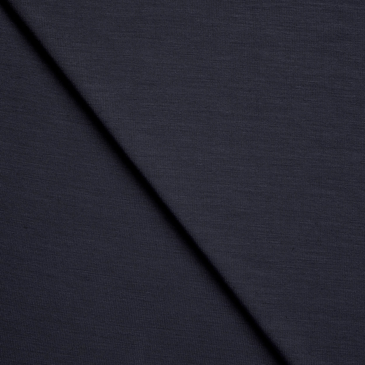BAMBOO SINGLE JERSEY FABRIC WITH ELASTANE - NAVY BLUE - 210 GSM