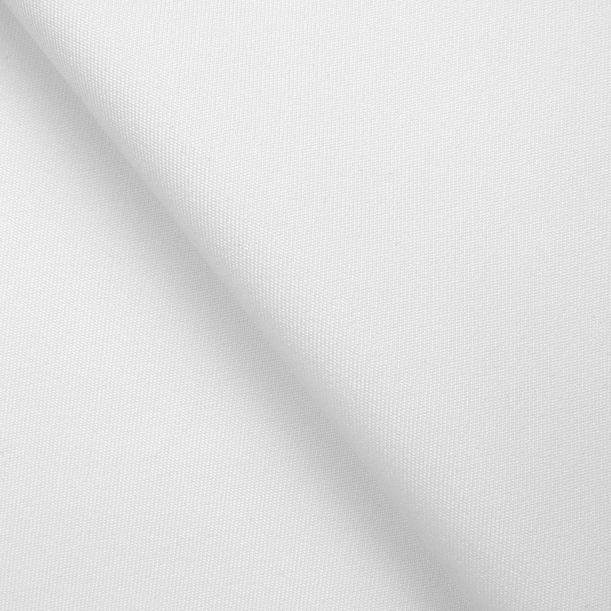 POLYESTER INTERLOCK KNIT FABRIC WITH ELASTANE - WHITE - 220 GSM