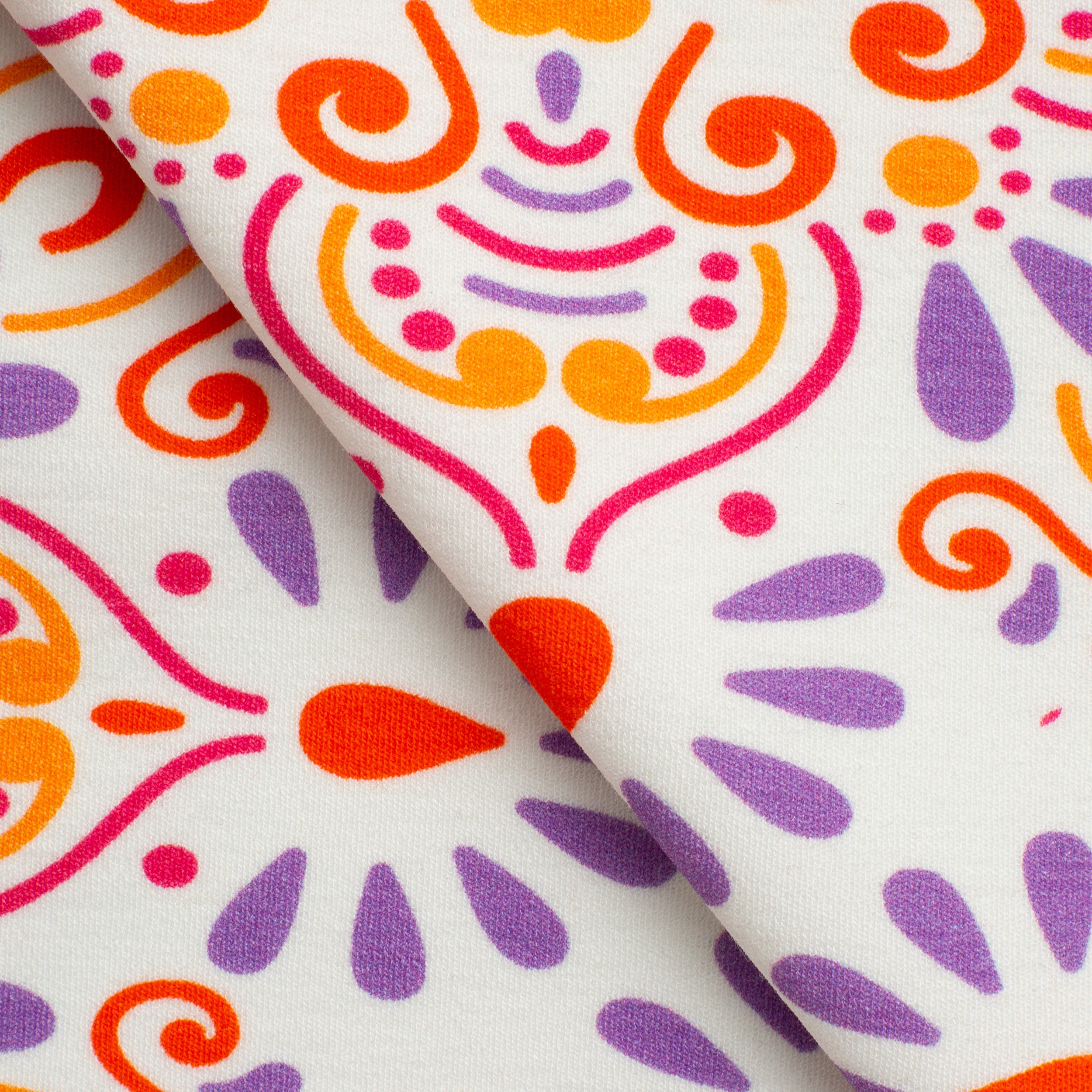 COTTON INTERLOCK KNIT FABRIC WITH ELASTANE - 215 GSM