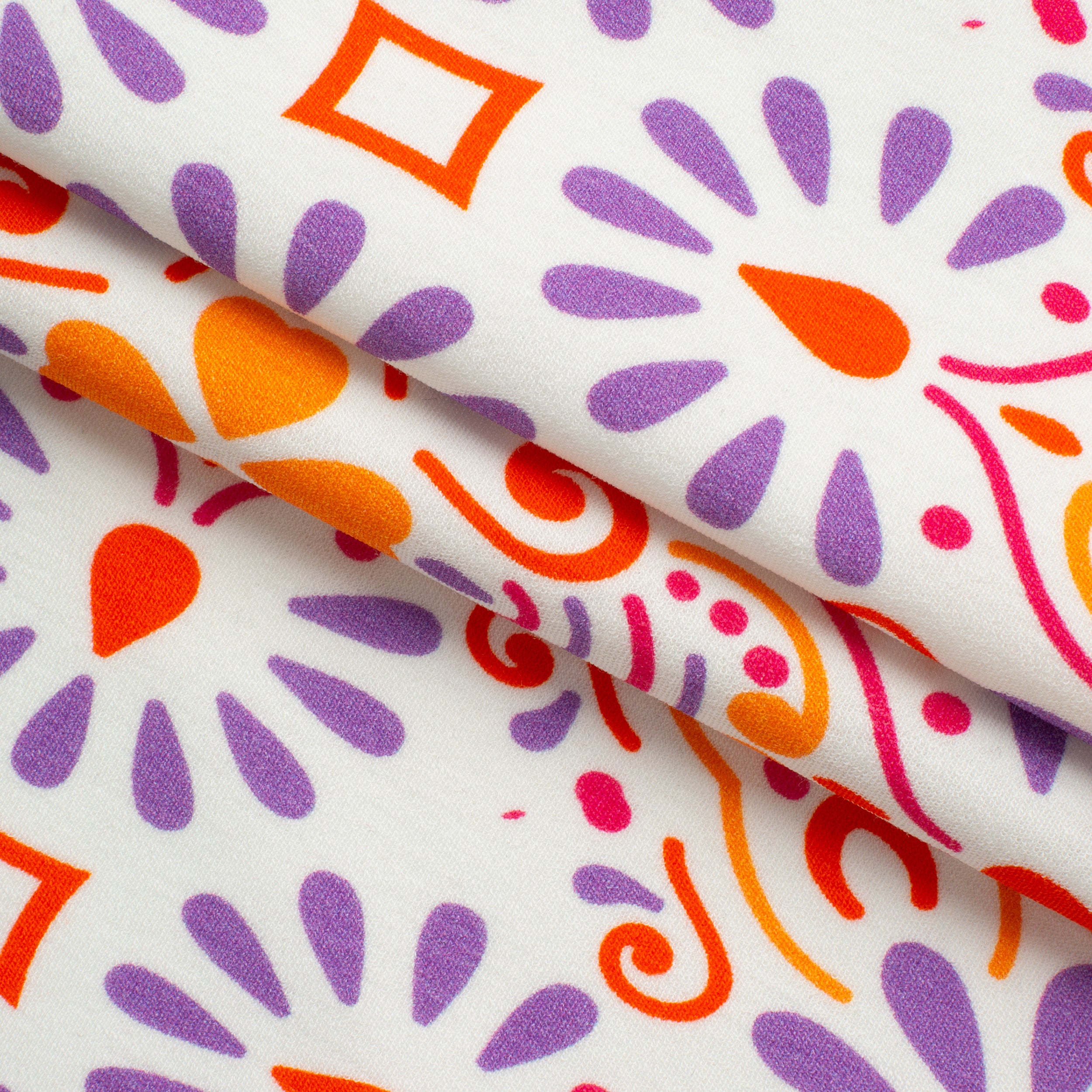 COTTON INTERLOCK KNIT FABRIC WITH ELASTANE - 215 GSM